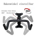 thumbnail image 4 of Bicycle Wall Mount With Adjustable Angle And Wall Distance / Foldable / Mountain Bike / Road Bike / Extra Soft Padding, 4 of 5