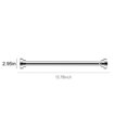 thumbnail image 3 of MesaSe Tension Rod for Shower Curtain，Shower Curtain Rods No Drilling Expandable Spring Loaded Curtain Tension Rod Adjustable 15.75-21.65in Doesn‘t Rust, 3 of 7