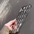 thumbnail image 3 of Compatible with iPhone 14 Pro Max Case Cute for Women Girls Luxuy Plating 3D Phone Case Slim Soft Silicone Shockproof Protective Cover for iPhone 14 Pro Max 6.7 inch, Silver, 3 of 6