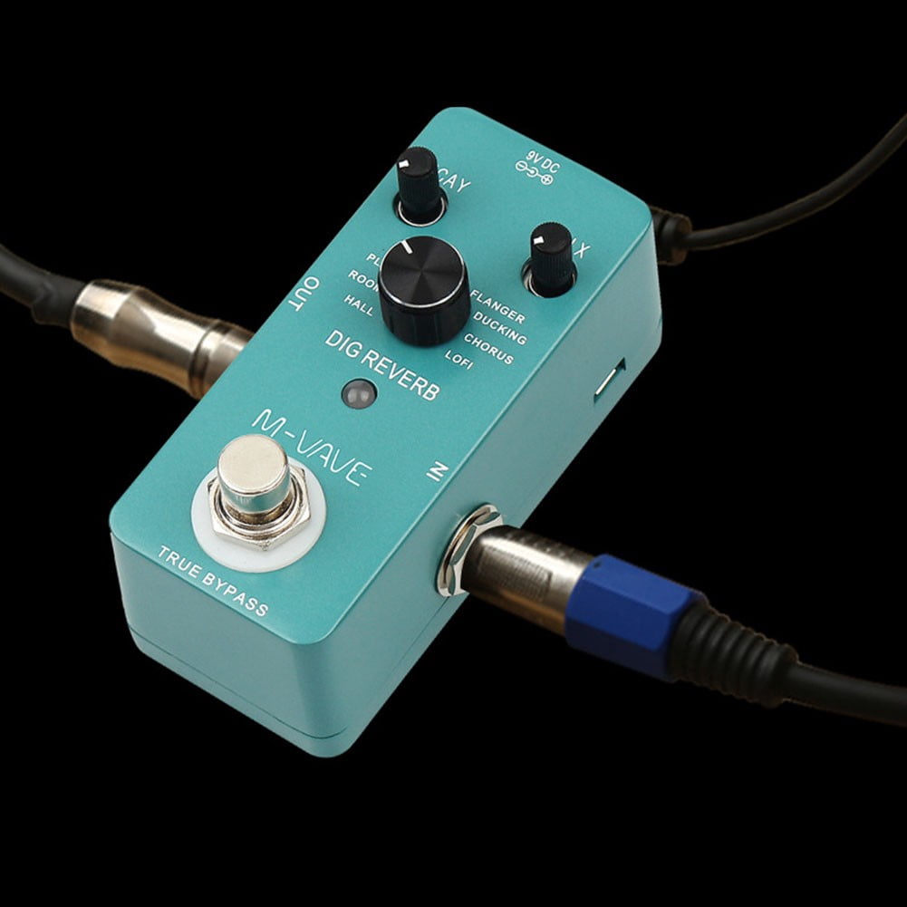 Professional For M-VAVE DIG REVERB Digital Guitar Effect Pedal 9 Reverb Types
