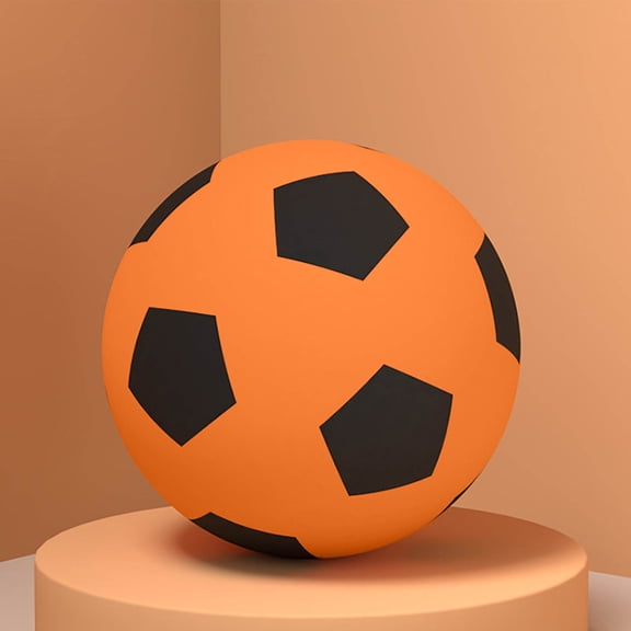 Silent Size 7 Football for Indoor Training, Official Noiseless Foam Soccer Ball for Adult & Youth Skill Drills and Home Practice