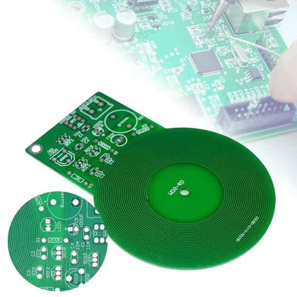 Kit Detector De Metales Kit de bricolaje Kit electrónico DC 3V-5V 60mm Kit de práctica electrónica DIY pieza electrónica