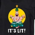 thumbnail image 3 of SpongeBob SquarePants - Patrick Christmas Tree It's Lit - Men's Short Sleeve Graphic T-Shirt, 3 of 6