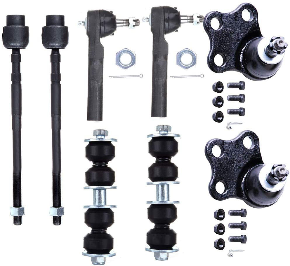 8 Pc Tie Rods Ball Joints Sway Bar Kit for Chevrolet Cavalier Pontiac Sunfire