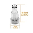 thumbnail image 5 of Adaptador Grifo Adaptador Extensión Manguera Goma para Césped Jardín (transparente), 5 of 5
