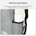 thumbnail image 4 of Mochila de camping de nailon impermeable plegable para actividades al aire libre (gris), 4 of 9