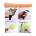 thumbnail image 5 of Infladora Inflador Bomba Manual Profesional Infla Globos 2 unidades Belug Verde, Blanco, 5 of 5
