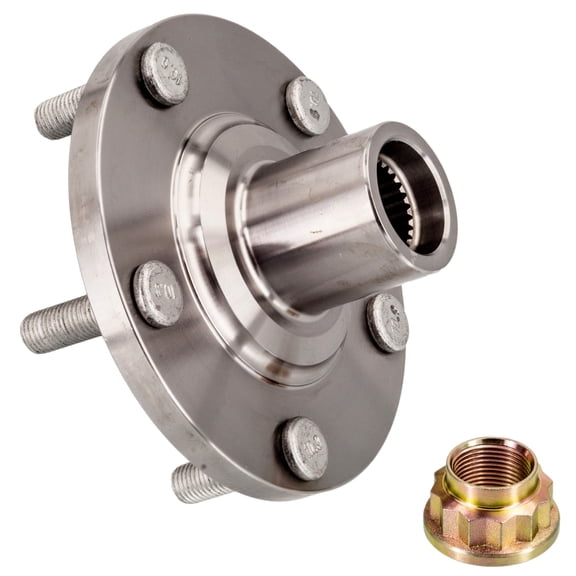 Rear Spindle Hub Assembly Compatible with 2001-2005 Toyota Rav4 2002-2003 Toyota Camry FWD/AWD 5-Lug No ABS Pre-Assembled 512018 512018 42450-42010 Direct Fit Bolt-On