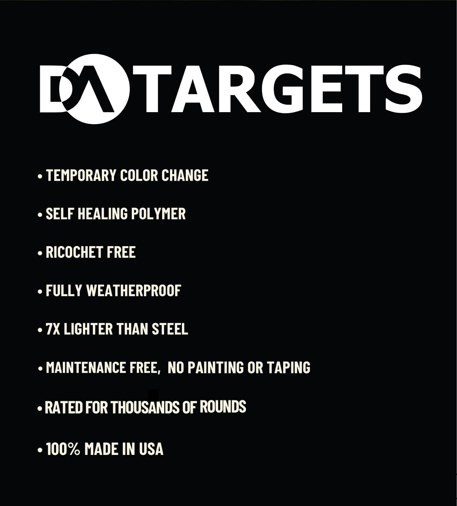 DA Targets Reactive Gong Target Mild 4in.
