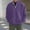 Purple, variant on POROPL Sweatshirts for Men Half Zip Stand Collar Long Sleeve Sweatshirts Plain Pullover Fall Clothing