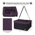 thumbnail image 2 of 212 Main PCD-42PP 16 in. Booster Dog Car Seat, Purple, 2 of 5