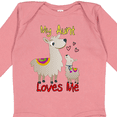 thumbnail image 4 of Inktastic My Aunt Loves Me Llama Boys or Girls Long Sleeve Baby Bodysuit, 4 of 5