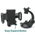thumbnail image 4 of Car Mount Phone Holder Windshield Swivel Cradle Stand Window Glass Dock Strong Suction Multi Angle Rotation BRJ for LG Leon, Logos, Optimus Exceed 2 F60 F7, G Pro L70 L90, Zone 3, Premier LTE, Realm, 4 of 6