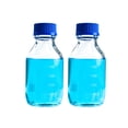 thumbnail image 1 of SWONES Graduated Round Reagent Media - Round Media Storage Bottle - Storage Glass Bottles, with GL45 Screw Cap,Borosilicate 3.3 Glass (500ml, 2pcs), 1 of 7
