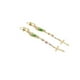 thumbnail image 4 of Aretes largos San Judas Tadeo, oro laminado 18k, con cruz, 4 of 5