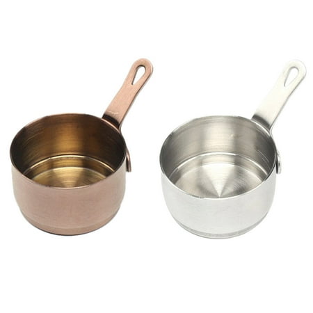 

2pcs Sauce Pan Stainless Steel Saucepan Kitchen Sauce Bowl Sauce Container