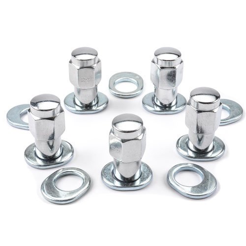 Cragar KN2121 Lug Nuts, Shank with Washer, 1/2 in. x 20 RH, Closed End, Chrome