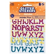 Foam Glitter ABC Stickers