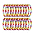 thumbnail image 1 of 20 piezas de collar de flores artificiales hawaianas de colores claros y brillantes, guirnalda clásica, lazo para el cuello para fiesta de luau tropical, accesorio para disfraz de baile hula en la p, 1 of 4