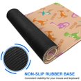 thumbnail image 6 of Long Mouse Pads for Desk,Orange Dinosaurs Text Pattern Desk Mats on Top Of Desks, Desk Mouse Pad Extra Large with 3mm Non-Slip Base and Stitched Edge for Gaming,Office,Work,Home 47.3"x23.6", 6 of 6