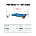 thumbnail image 2 of Mosiee Sinking Squid Jig Designs Illuminate Your For Nighttime Fishing Adventures, 2 of 9