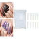 thumbnail image 4 of Lote de 500 uñas postizas de resina estilo bailarina largas con caja para bricolaje Transparente, 4 of 9