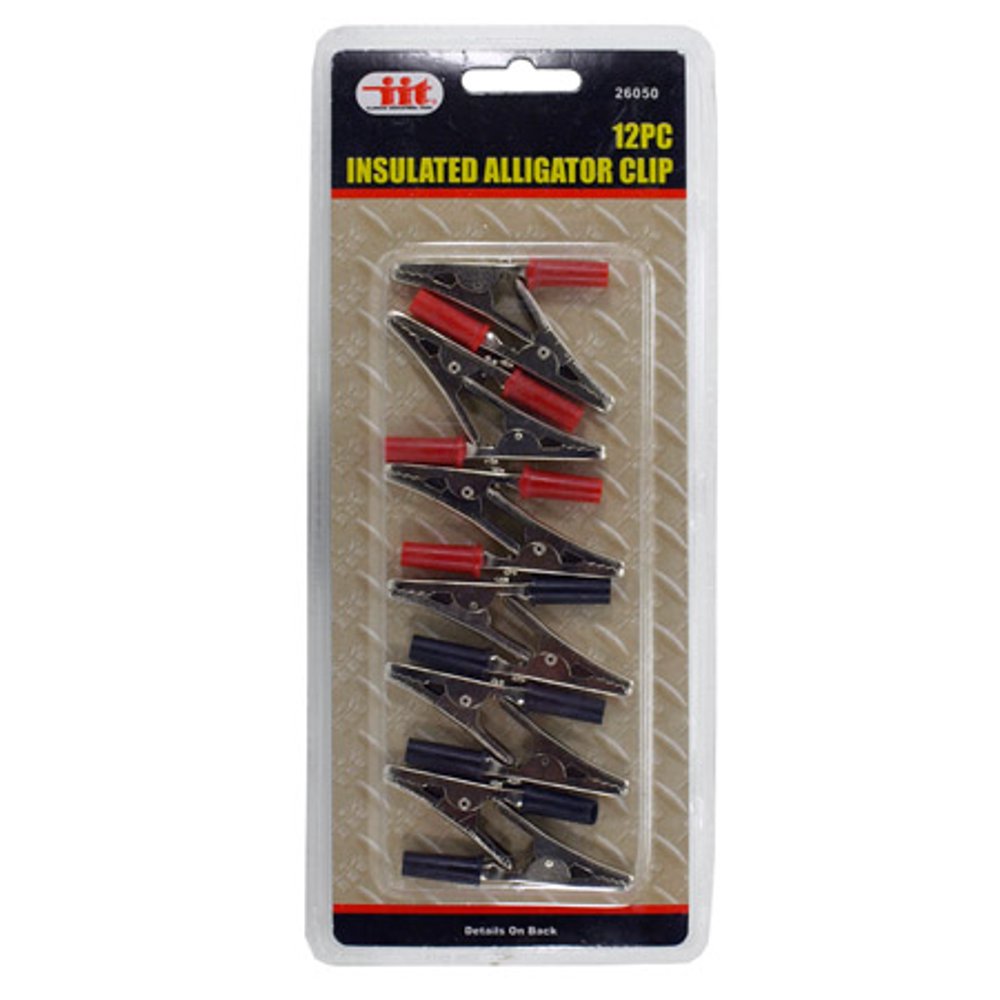 12pc. Insulated Alligator Clips