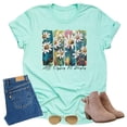 thumbnail image 3 of Women's All Oopsies No Daisies T Shirt Cute Flower Graphic Loose Tees Crew Neck Short Sleeve Casual Tops ( XX-Large, Mint), 3 of 4