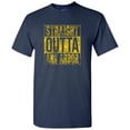 thumbnail image 6 of Straight Outta Ann Arbor Basic Cotton T-Shirt - 3X-Large - Navy, 6 of 6