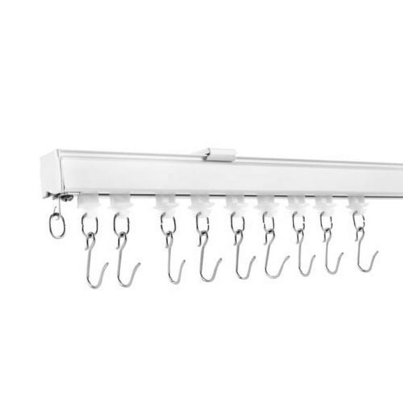 Corner Connectors(Set of 2) Curtain Rail System (12-18 Ft Ceiling Track Set)