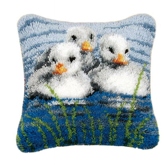 Latch Hook Kits Pillow Case Cushion Cover Making 17x17" -