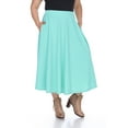 thumbnail image 1 of White Mark Jupe Midi Évasée Tasmin pour Femmes, 1 of 6