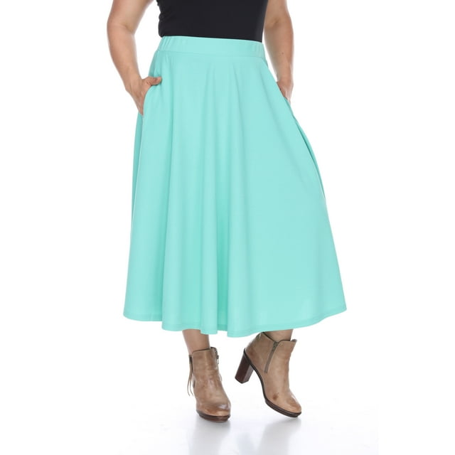 White Mark Jupe Midi Évasée Tasmin pour Femmes