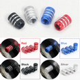 thumbnail image 1 of 4Pcs/1Set Car Tire Wheel Valve Stem Caps Auto Accessories Aluminum Alloy Car Wheel Valve Tyre Rim Stem Covers Airdust WaterproofBlue8 He Qiyong unisex, 1 of 1