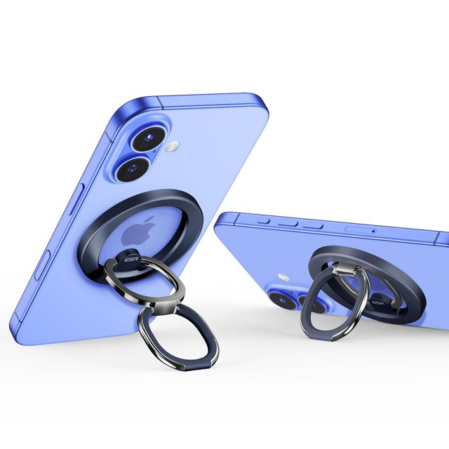 Soporte de anillo ESR magnético para iPhone, color azul