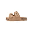 thumbnail image 3 of bebe Girl's Sandals – Adjustable Footbed Sandals with Cherry Charm, Flower Charm & Multi Charm Buckle Slides for Girls, 3 of 7