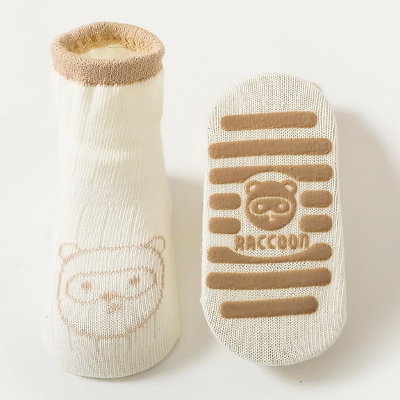 YYYTop Toddler Baby Girls Boys Socks Non Slip Kid Grips Socks Babies Cute Socks Toddlers Grippers Socks for 0-3 Years Cotton Crew Socks for Baby Gifts Pack