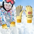 thumbnail image 2 of Rhuody Winter Gloves For Boys Girls Children'S 2024 Thick Velvet Cycling Skiing Cold Gloves Cycling Cold Warmth Gloves Ligtweight Basic Daily Wear Light Yellow L, 2 of 3