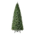thumbnail image 4 of Home Heritage Mahogany Pine 10 Foot Prelit Artificial Tree, Clear Lights, 4 of 7