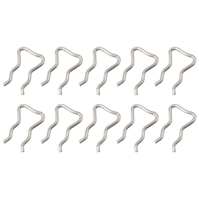 10Pc Stainless Steel Diesel Fuel Injector Clip Oil Return Pipe Circlip for Bosch
