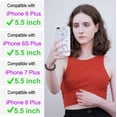thumbnail image 2 of for iPhone 14 Case Clear with Design Flower Cute Protective Aesthetic Transparent Purple Rose Floral Pattern Women Girls Kawaii Sturdy Cool Phone Case Cover for iPhone 14 6.1 inch, 2 of 5