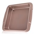 thumbnail image 3 of Non-Stick Cake Baking Pan with Non-Stick Cake Baking Removable Bottom Carbon Steel Heat-Resistant Cheesecake Mold Kitchen Tool, Square Type, 3 of 7