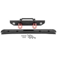 thumbnail image 1 of Juego de parachoques delantero y trasero de aluminio RC para piezas de actualización de coche Axial SCX24 90081 1/24 RC Negro, 1 of 10
