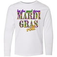 thumbnail image 3 of Inktastic Mardi Gras Let the Good Times Roll Long Sleeve Youth T-Shirt, 3 of 5