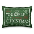 thumbnail image 2 of Creative Products Have yourself a merry little Christmas 14x20 Spun Poly Pillow, 2 of 3