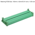 thumbnail image 2 of Uxcell DIN Rail Mount Carrier for 150mm x 42mm PCB, Housing, Bracket, Green, 2 of 4