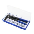 thumbnail image 2 of Ensemble de 86 Pcs d'Écrous de Rivets, Trousse d'Outils, Écrou de Rivet pour Store, Riveteuse Manuelle, Clé, Outil d'Insertion Filetée, Écrou de Rivet avec Assortiment d'Écrous de Rivets Métriques M4 M5 M6 M8, 2 of 7