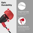 thumbnail image 4 of LilGadgets BestBuds Earphones Wired - Safe & Comfortable, Volume Limited, Wired Earbuds for Kids with an in-Line Microphone, Travel Case, and Splitter, Earbuds for School Kids with Case - Red/Black, 4 of 8
