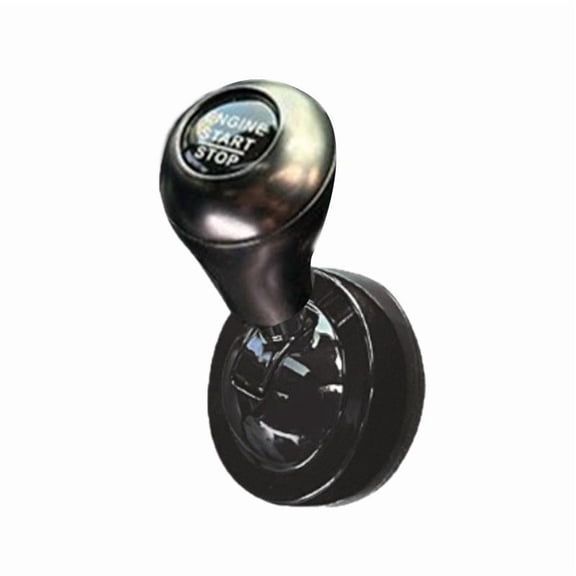 Car Start Button Decorative Lever, Metal Cover for Push-Start Ignition Fits Most Cars, Simple Installation