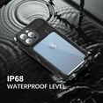 thumbnail image 4 of for iPhone 13 Pro Max Case Waterproof Shockproof Dustproof Full-Body Sturdy with Camera Lens Protection and Built-in Screen Protector,Underwater Full Sealed Cover for iPhone 13 Pro Max, Black, 4 of 12